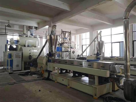 Wood Plastic Granules Making Machine Parallel Co Rotating Twin Screw