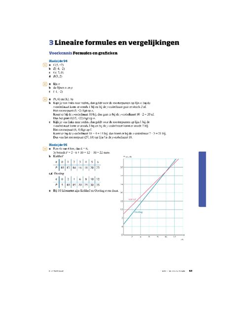 H Lineaire Formules En Vergelijkingen Wiskunde Studeersnel