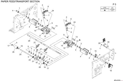 Konica FS 533 Finisher Parts Argecy