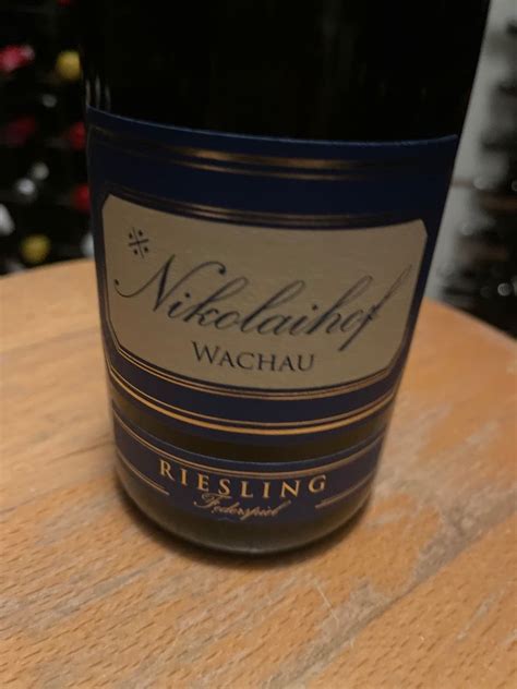 2015 Nikolaihof Riesling Federspiel Vom Stein Austria