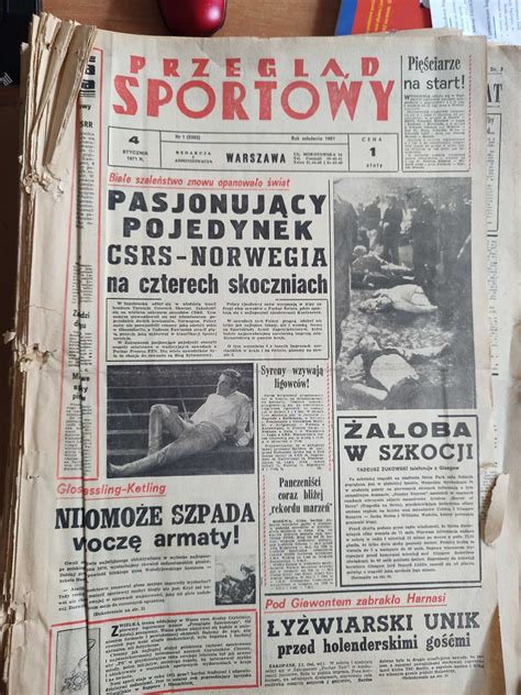 Gazeta Przegl D Sportowy Rocznik Krak W Podg Rze Duchackie