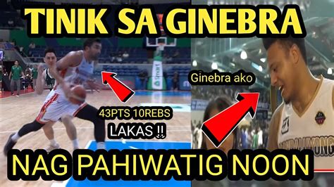 RAY PARKS NAG PAHIWATIG NOON NA MAG LALARO SA GINEBRA NP IMPORT