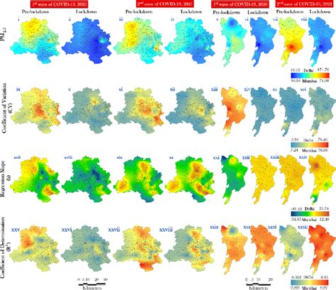 Spatial concentration of PM 2.5 , their spatio-temporal variability ... 