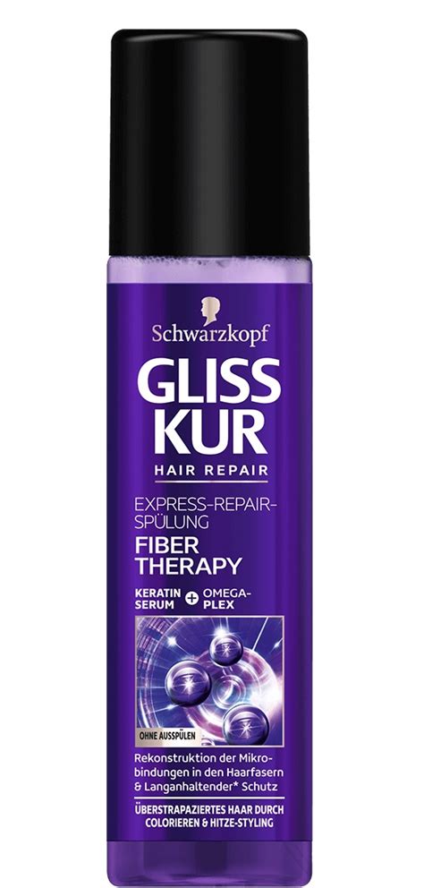 Lait Démêlant Express Gliss Hair Repair Fiber Therapy Schwarzkopf