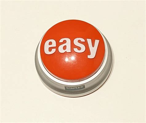 THAT was easy! Staples "easy" button. : r/nostalgia