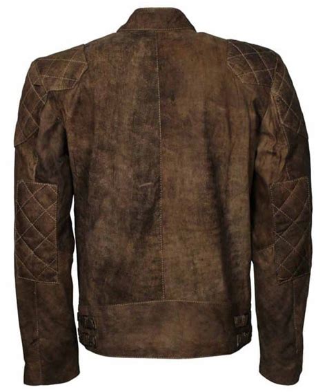 Trajan Distressed Brown Vintage Leather Jacket Jacketmadness