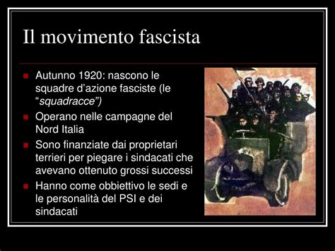 PPT Lavvento Del Fascismo 1919 1922 PowerPoint Presentation Free