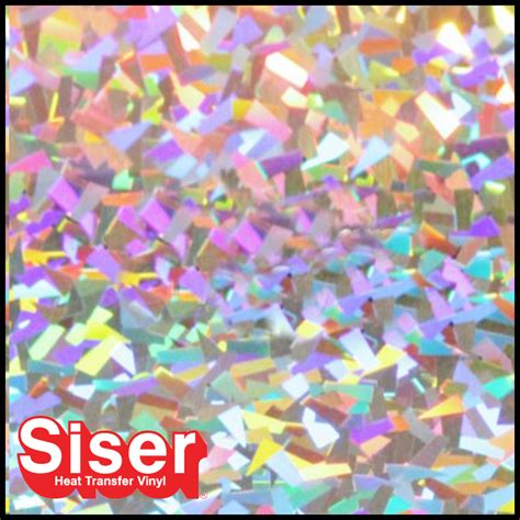 Siser® Heat Transfer Vinyl Holographic Crystal Silver Skat Katz