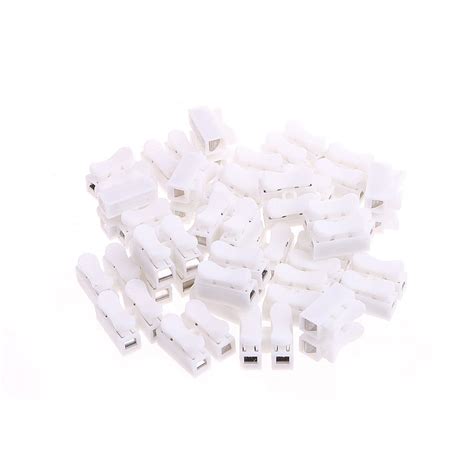 WINDLAND 30 Pcs 2 Pins Electrical Cable Connector CH2 Quick Splice Lock