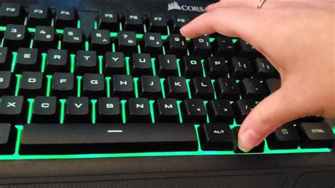 How To Fix Corsair K55 Lights On Keyboard Youtube