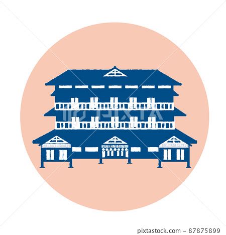 Hot Spring Inn Stock Illustration PIXTA