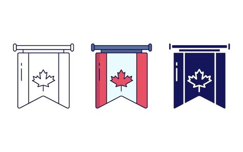 Premium Vector Canada Flag Vector Icon