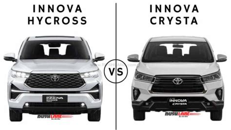 New Toyota Innova Hycross Vs Old Innova Crysta Specs Photos