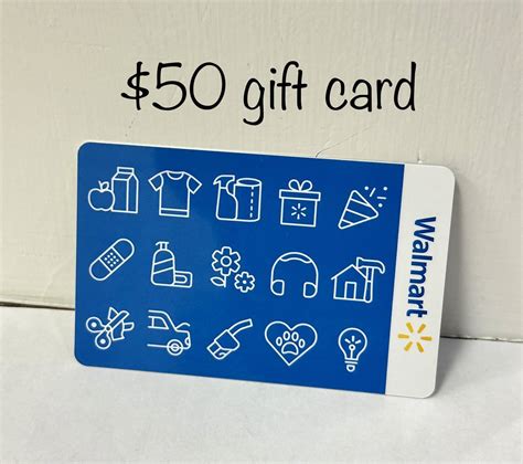 50 Wal Mart T Card