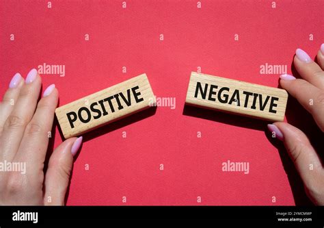 positive  negative symbol concept word positive  negative