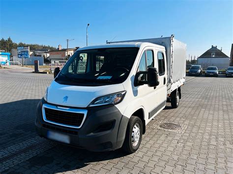 Peugeot Boxer Doka Doppel Kabina 6 Sitze Ein Besitz Tilt Truck