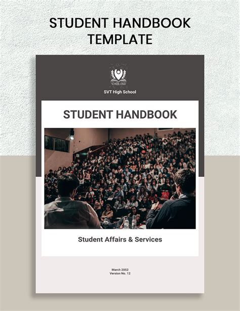 Student Handbook Template Word Google Docs Template Net