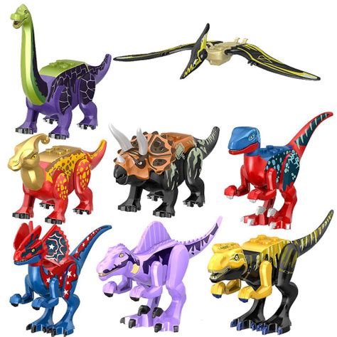 Dinossauro Modelo Era Tiranossauro Rex Tricer Topos Blocos De