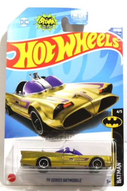 VOITURE MOULÉE SOUS pression Hot Wheels série TV Batmobile or NEUVE EUR PicClick FR