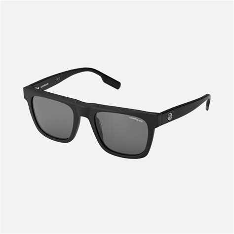 Gafas De Sol Rectangulares Con Montura De Acetato Negro Gafas De Sol