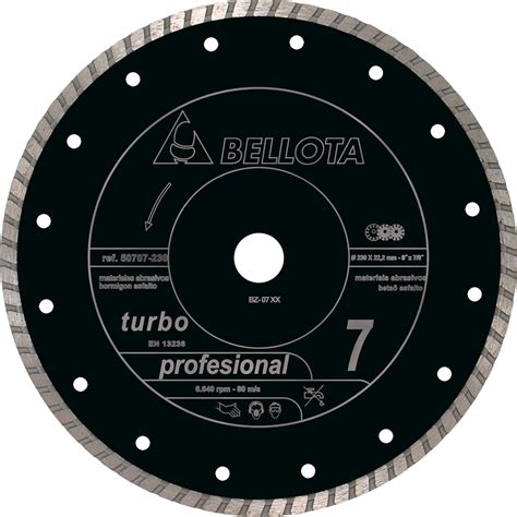 Disco Diamante Turbo Para Materiales Abrasivos 50707230 Bellota