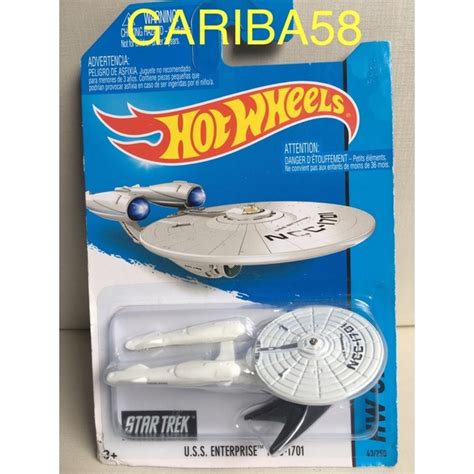 HOT WHEELS U S S ENTERPRISE NCC STAR TREK SPACE TEAM GARIBA Shopee Brasil