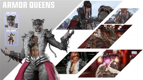 TekkenMods Armor Queens Armor King Cosplay For Girls