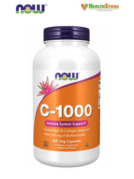 NOW C-1000 250 капсул, Витамин C-1000 с биофлавоноидами, Нау витамин с ...