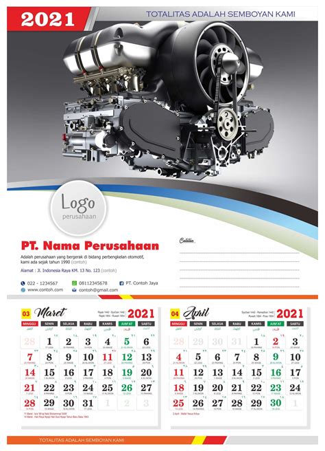 Download Templat Desain Kalender 2021 Lengkap Penanggalan Hijriyah Dan Jawa Id Vector