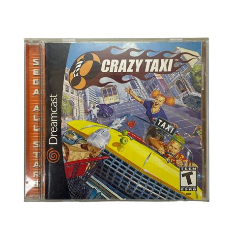 Jogo Crazy Taxi Sega All Stars Dreamcast Meugameusado