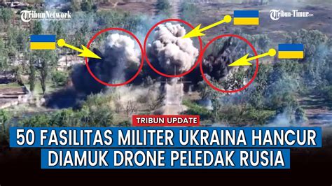 Full 50 Fasilitas Militer Ukraina Kena Dampak Hantaman Drone Peledak