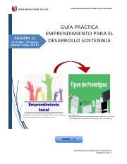 Gu A Pr Ctica N Pdf Emprendimiento Para El Desarrollo Sostenible