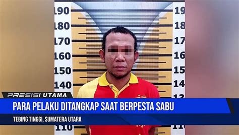 Lagi Asyik Nyabu Pria Diciduk Sat Narkoba Polres Tebing Tinggi Di