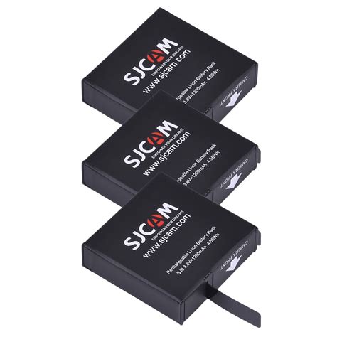 Pcs Mah Originele Sjcam Sj Batterij Led S Grandado