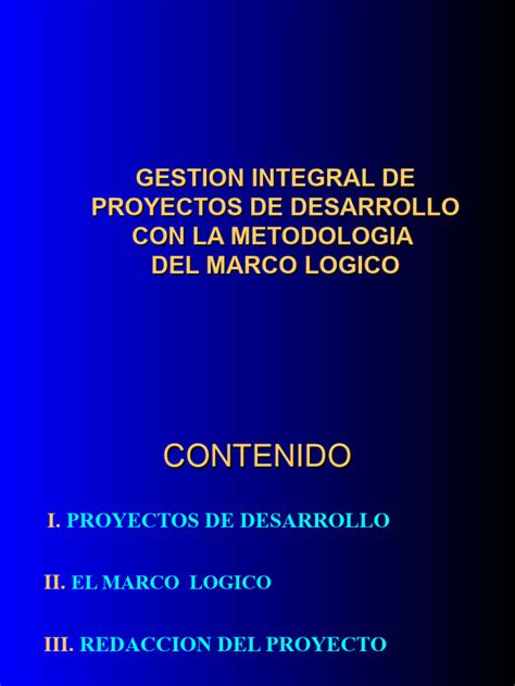 Teoria De Proyectos Metodo Del Marco Logico Pdf