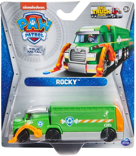 Psi Patrol Metalowa Zielona Mini Zabawkowa Ci Ar Wka Rocky Big Truck