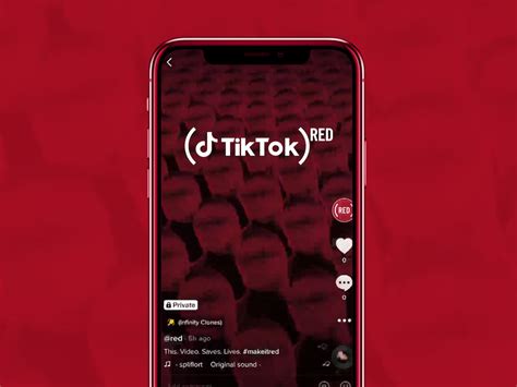 Follow @red on TikTok! - RED