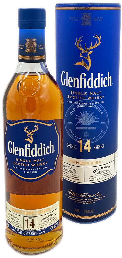 Glenfiddich Single Malt Scotch Whisky Aged 14 Years 750ml Old Town Tequila