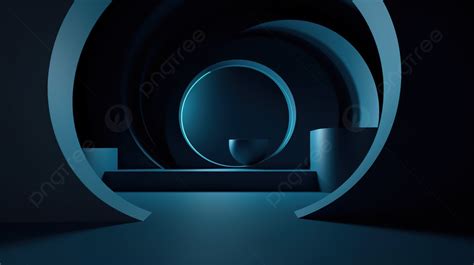 Minimalistic Dark Blue Abstract Background In 3d Rendering Minimal