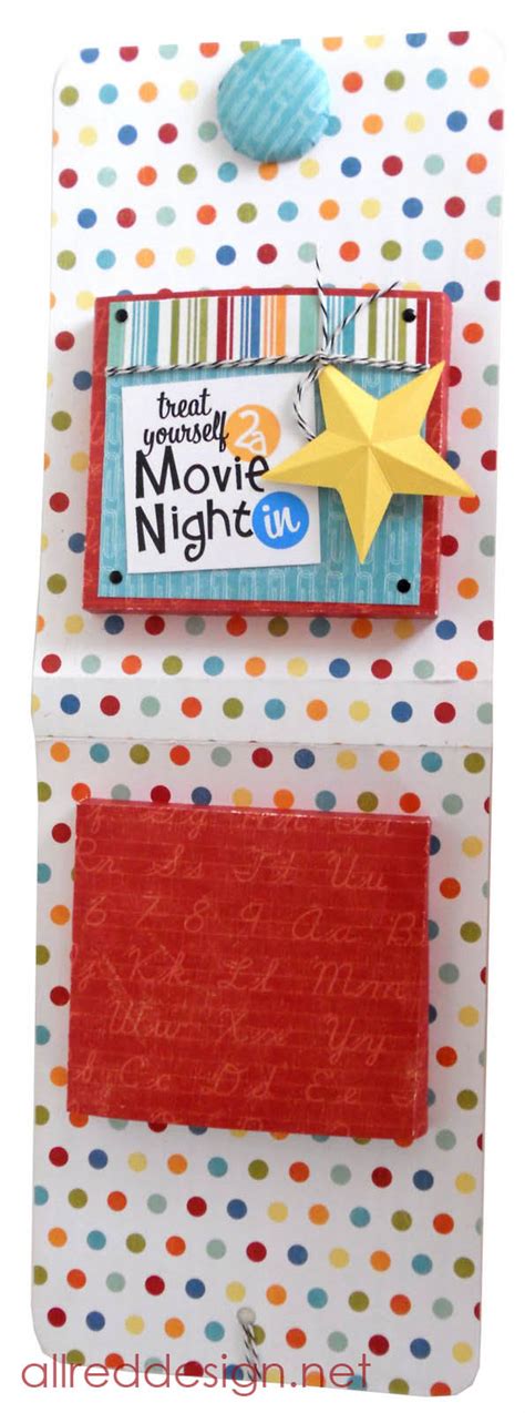 Allred Design Blog: Creative Gift Wrap Idea: Movie Night DVD Wrap Tutorial