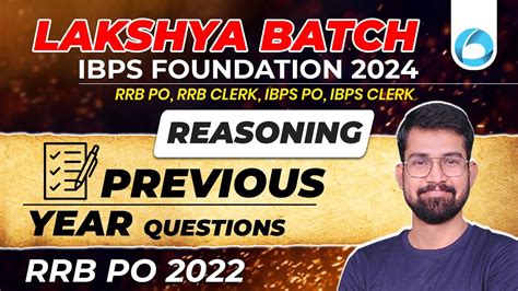 Bank Exams 2024 Rrb Po Reasoning Memory Based Paper 2022 Ibps