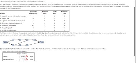 Solved All Answers Were Generated Using Trials And Chegg