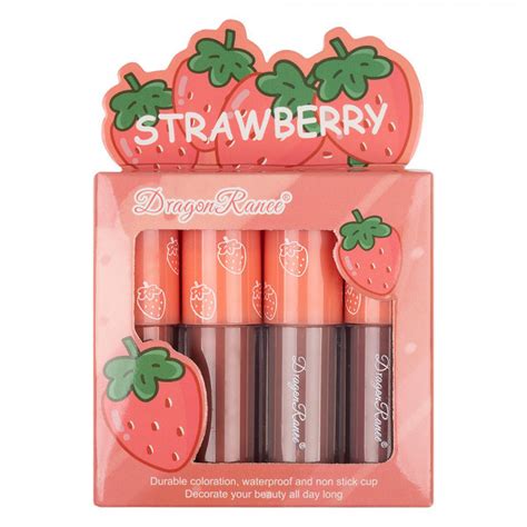 Set Rujuri Lichide Mate Ranee Matte Lipstick Strawberry A