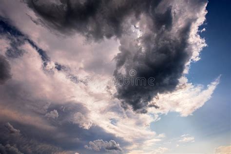 Moody sky and clouds stock image. Image of heaven, oxygen - 102642837