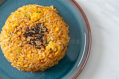 Fried Rice With Egg In Korean Style Stock Image Image Of Korea Asia
