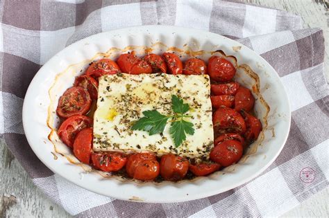 Feta Al Forno Con Pomodorini La Cucina Di Nonna Lina Di Monica Mogetta