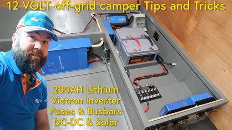 How To Design And Build A Victron 12volt Off Grid Camper Setup YouTube