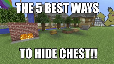 The Best Ways To Hide Chest In Minecraft Easy Youtube