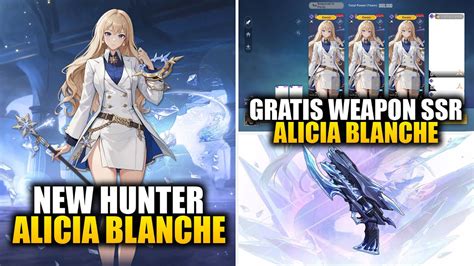 Hunter Terbaru Alicia Blanche Sung Jin Woo Weapon Skadi Fitur Gems