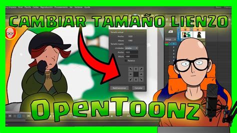 OpenToonz Tutorial Español Cómo cambiar tamaño lienzo 06 YouTube